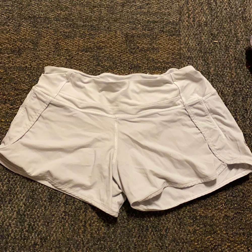 White Lululemon Shorts Size 6